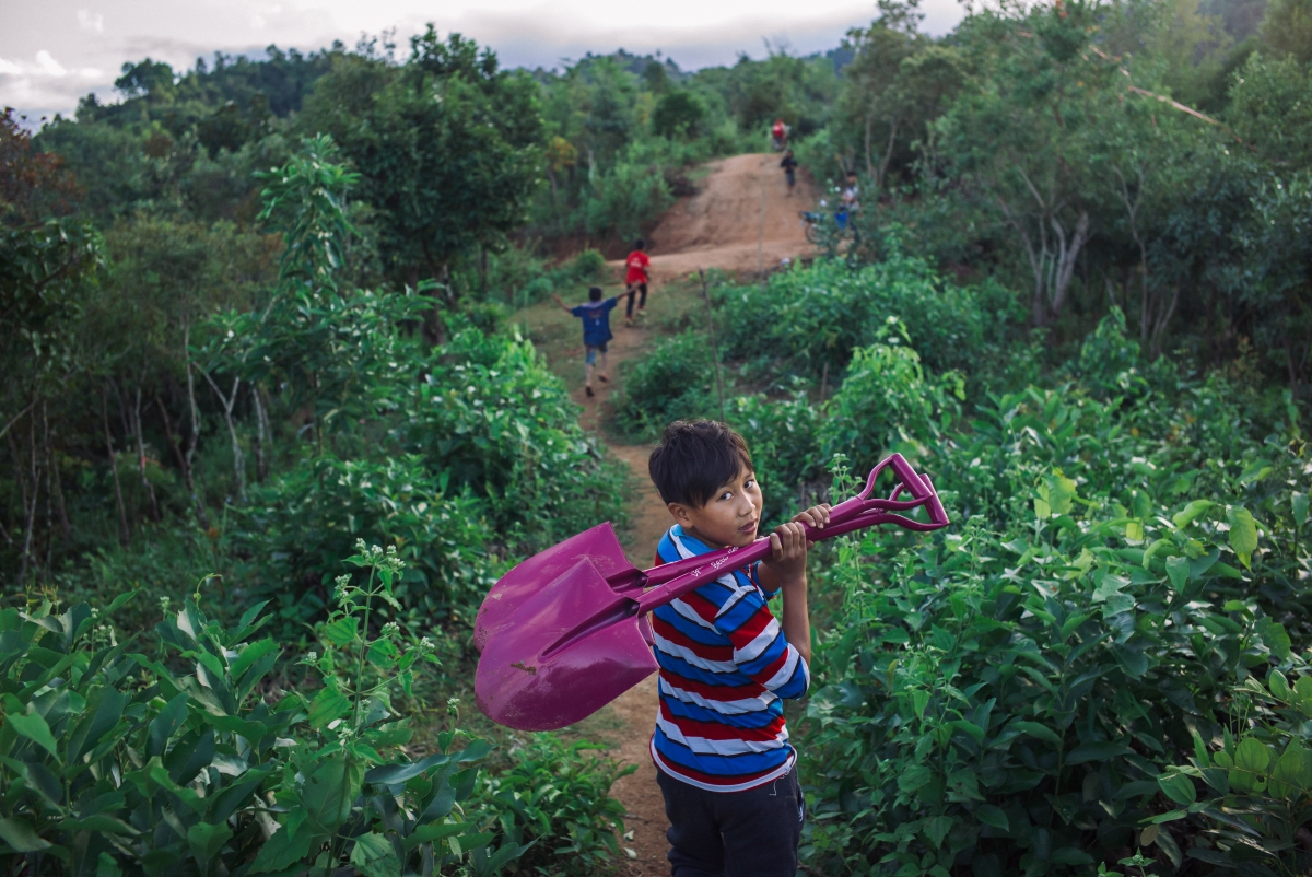 港女為緬甸起學校 開攝影展「山樂孩子」籌款